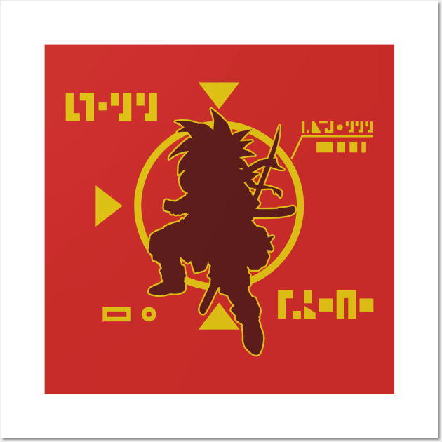 Crono Scouter Red Wall Art by PlatinumBastard